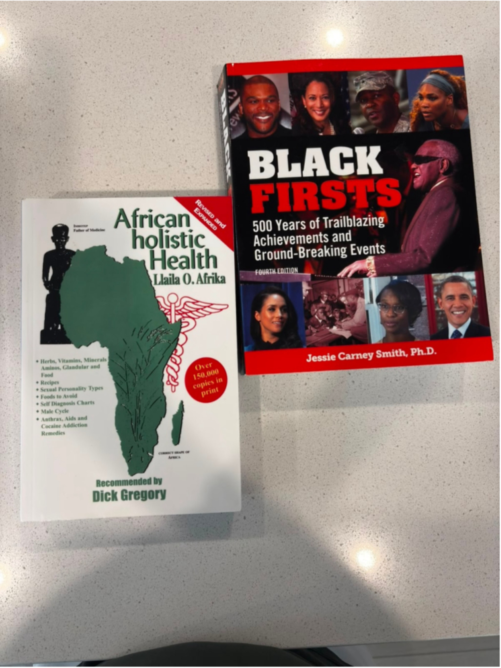 African Holistic Health Llaila Afrika + Black Firsts Jessie Carney Smith #C20